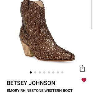rhinestone western cowgirl boots from Betsey Johnson